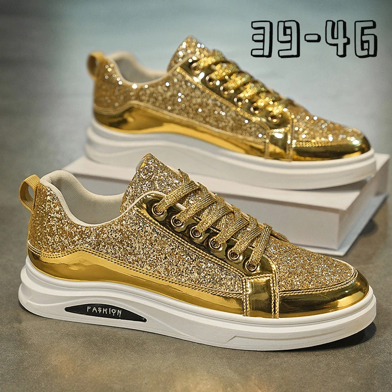 Spring Fall New Couple Casual Shoes Sequins 2025 Designer Versatile Breathable Platform Sneakers Men's Muffin Board Tennis Shoes
Spring Fall New Couple Casual Shoes Sequins 2025 Designer Versatile Breathable Platform Sneakers Men's Muffin Board Tennis Shoes