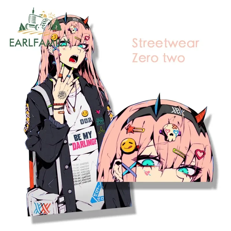 EARLFAMILY Streetwear Zero Two Fanart Peeker Car Sticker Cartoon Anime Waifu Decal JDM Cartoon Graffiti Peek Girl Stickers
EARLFAMILY Streetwear Zero Two Fanart Peeker Car Sticker Cartoon Anime Waifu Decal JDM Cartoon Graffiti Peek Girl Stickers