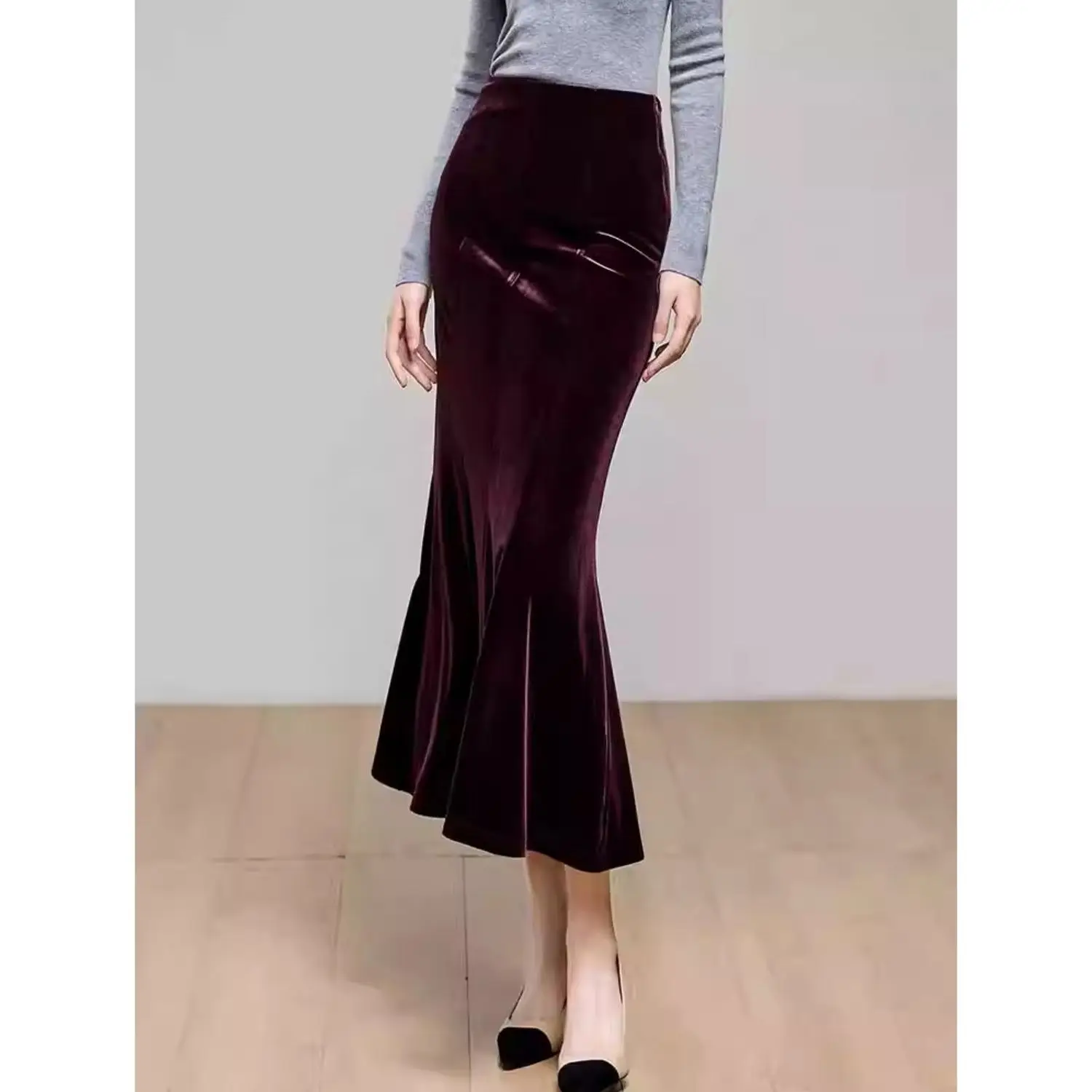 American Y2k Style Autumn Winter Women's Fashion Suede Solid Skirt High Waist A-line Sexy Hotsweet Fishtai Skirts Female TS526
American Y2k Style Autumn Winter Women's Fashion Suede Solid Skirt High Waist A-line Sexy Hotsweet Fishtai Skirts Female TS526