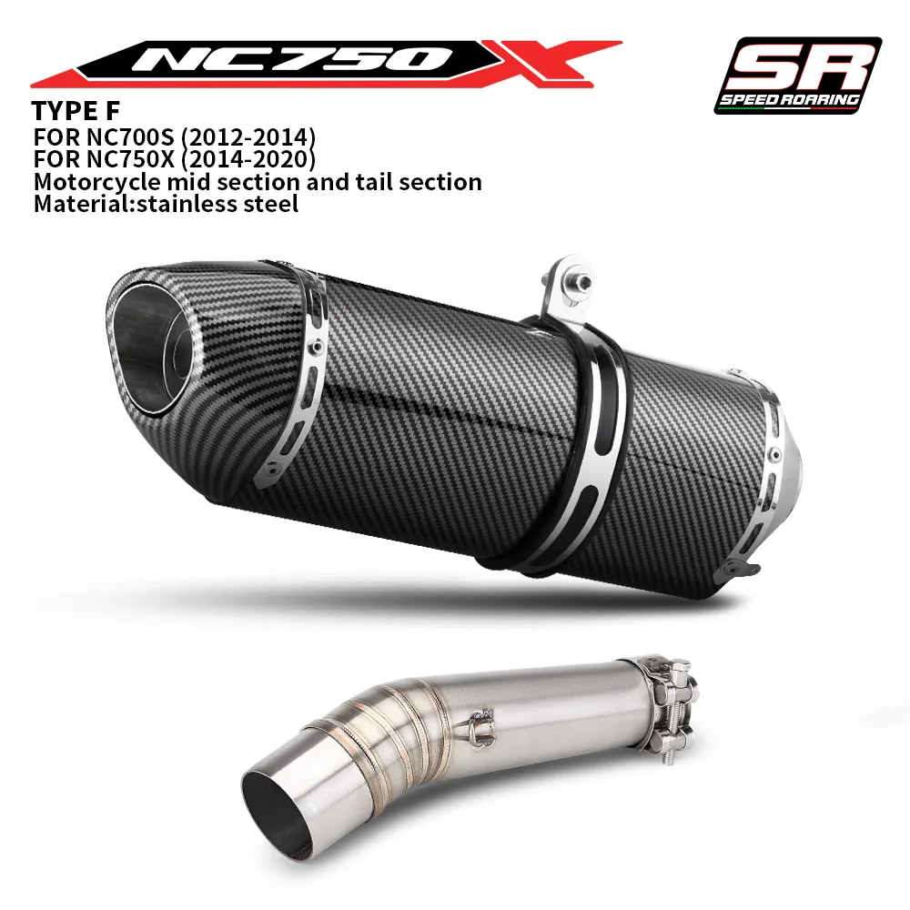 Motorcycle Exhuast Middle Link Pipe Slip on For NC700 NC700X NC750 NC750X Connect 51mm Muffler Pipe
Motorcycle Exhuast Middle Link Pipe Slip on For NC700 NC700X NC750 NC750X Connect 51mm Muffler Pipe