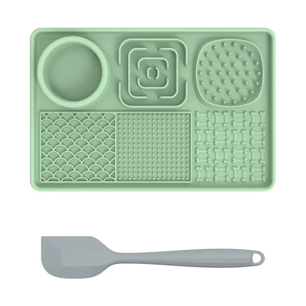 Lick Mat for Dogs Pet Silicone Lick Mat with Suction Cups Slow Feeder for Anxiety Relief Suitable for Butter Food Yogurt Peanut
Lick Mat for Dogs Pet Silicone Lick Mat with Suction Cups Slow Feeder for Anxiety Relief Suitable for Butter Food Yogurt Peanut