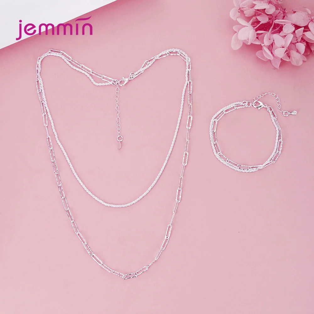 Fashion Women 925 Sterling Silver Jewelry Sets Wedding Engagement Accessories Gifts High Quality Fine Jewelry Gift
Fashion Women 925 Sterling Silver Jewelry Sets Wedding Engagement Accessories Gifts High Quality Fine Jewelry Gift
