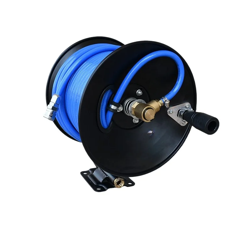 Manual telescopic clip yarn trachea reel, wall-mounted positioning lock high-pressure reel, cold-resistant tube
Manual telescopic clip yarn trachea reel, wall-mounted positioning lock high-pressure reel, cold-resistant tube