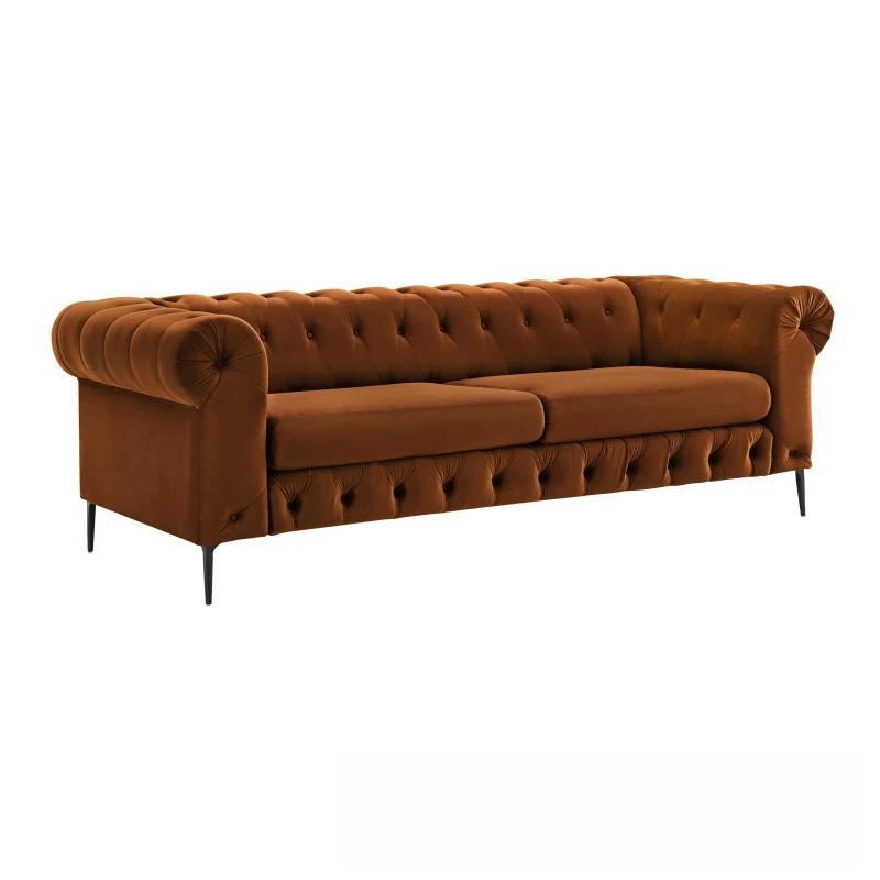 Light luxury modern simple velvet fabric sofa living room pull button American luxury high-end large and small apartment
Light luxury modern simple velvet fabric sofa living room pull button American luxury high-end large and small apartment