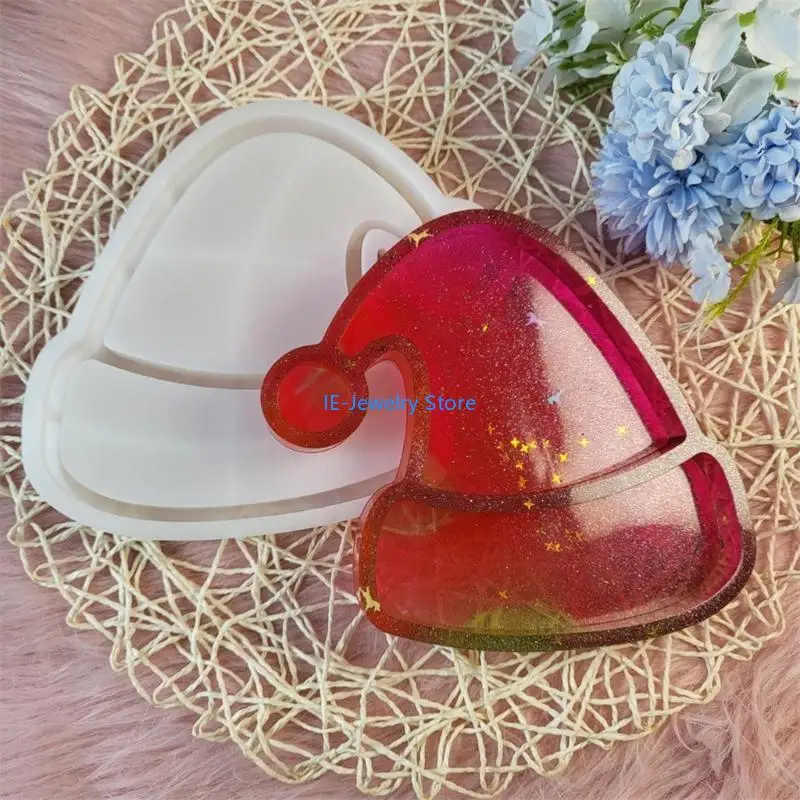 W8KF Creative Resin Art Moulds Silicone Craft Molds Christmas Hat Jewelry Tray Molds Unique Plate Mold Silicone Texture
W8KF Creative Resin Art Moulds Silicone Craft Molds Christmas Hat Jewelry Tray Molds Unique Plate Mold Silicone Texture