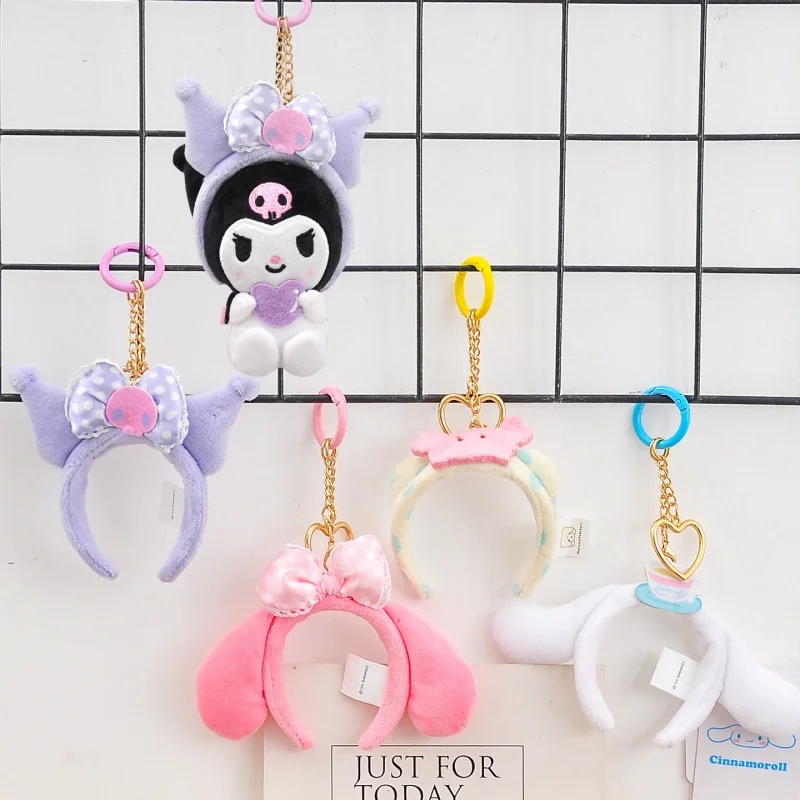 Mini Genuin Sanrio Characters Headband Plush Toy Anime Stuffed Animals Keychains Small Pendant Gifts For Girls
Mini Genuin Sanrio Characters Headband Plush Toy Anime Stuffed Animals Keychains Small Pendant Gifts For Girls