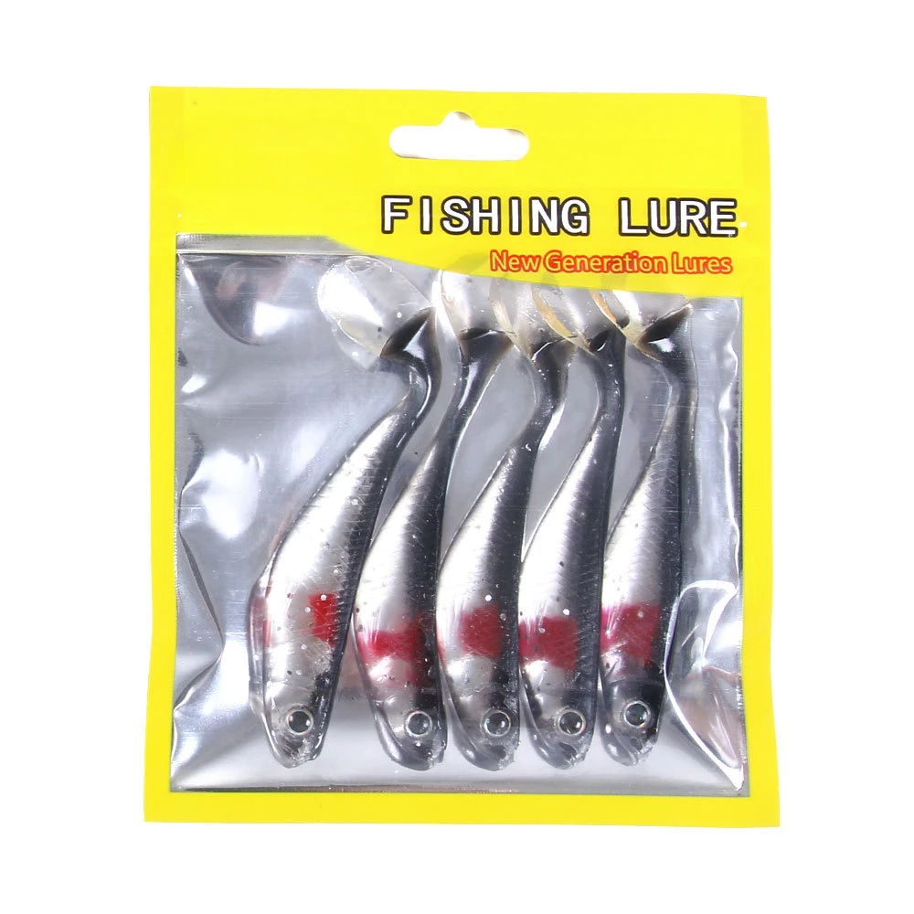 5Pcs 88mm 5g Shad T-tail Fishing Soft Lure Sea Paddle Silicone Wobbler Plastic Swimbait Jigging Lure Artificial Baits
5Pcs 88mm 5g Shad T-tail Fishing Soft Lure Sea Paddle Silicone Wobbler Plastic Swimbait Jigging Lure Artificial Baits
