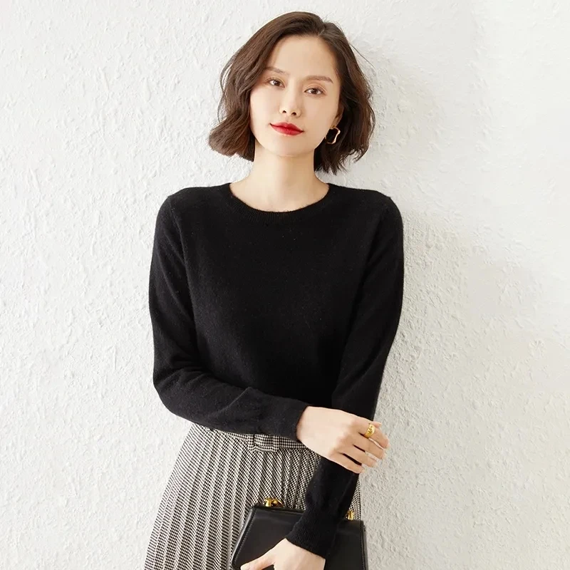 Women Sweater 2024 Autumn Winter O-neck Solid Pullovers Spring Warm Slim Bottoming Shirt Long Sleeve Casual Pull Femme Jumpers
Women Sweater 2024 Autumn Winter O-neck Solid Pullovers Spring Warm Slim Bottoming Shirt Long Sleeve Casual Pull Femme Jumpers