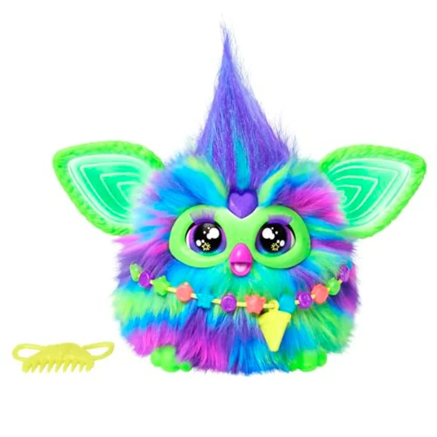 Furby Galaxy Edition Glow in The Dark 15 Fashion Accessories Interactive Plush Toys for 6 Year Old Girls and Boys and Up Voice
Furby Galaxy Edition Glow in The Dark 15 Fashion Accessories Interactive Plush Toys for 6 Year Old Girls and Boys and Up Voice
