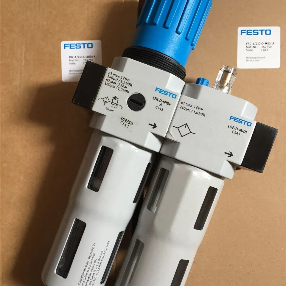 Original Pneumatic Components Cylinder Solenoid Valve air Control FRL air Filter Pressure Regulator Pipe Tube Fittings
Original Pneumatic Components Cylinder Solenoid Valve air Control FRL air Filter Pressure Regulator Pipe Tube Fittings