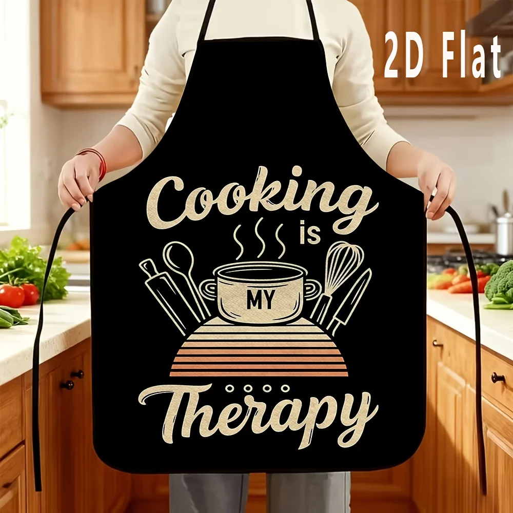 1 piece "Cooking is my healing" apron 2D flat print, 23.62X31.5 inches. Household kitchen items, washable and reusable. Perfect for cooking, baking, grilling, gardening and painting
1 piece "Cooking is my healing" apron 2D flat print, 23.62X31.5 inches. Household kitchen items, washable and reusable. Perfect for cooking, baking, grilling, gardening and painting