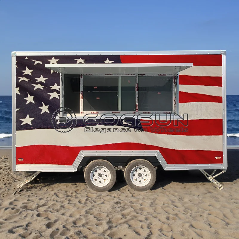 Популярный фудтрак Cogsun: прицеп для бургеров, тележка для мороженого, мобильная кофейня, фургон для быстрого питания
Популярный фудтрак Cogsun: прицеп для бургеров, тележка для мороженого, мобильная кофейня, фургон для быстрого питания