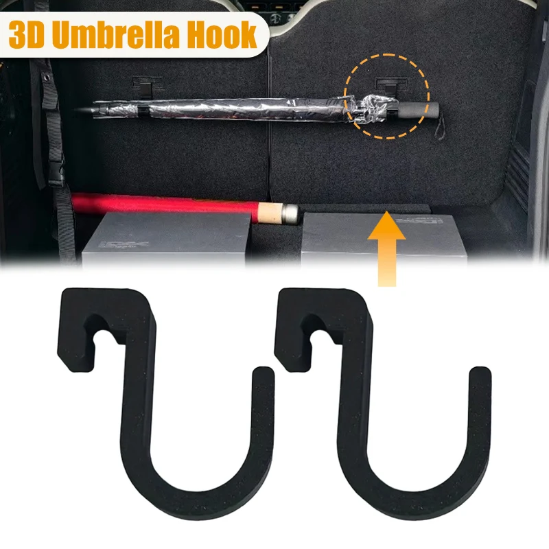 2pcs Car Umbrella Hooks Multi-Functional Car Trunk Hooks No Drilling Storage hook for Any Cars Trunk Storage Stable Installation
2pcs Car Umbrella Hooks Multi-Functional Car Trunk Hooks No Drilling Storage hook for Any Cars Trunk Storage Stable Installation