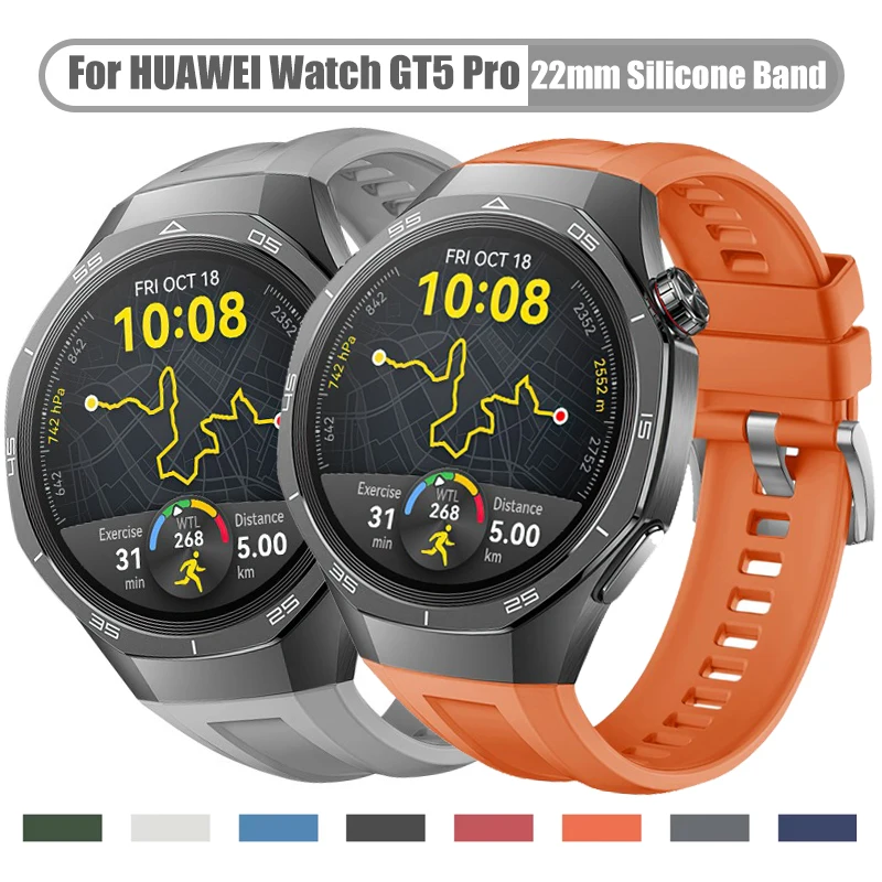 22mm Silicone Strap For Huawei GT5Pro 46mm Soft Sport Band For Huawei GT5 GT 5 Pro 46mm Bracelet Watchband Accessories Correa
22mm Silicone Strap For Huawei GT5Pro 46mm Soft Sport Band For Huawei GT5 GT 5 Pro 46mm Bracelet Watchband Accessories Correa