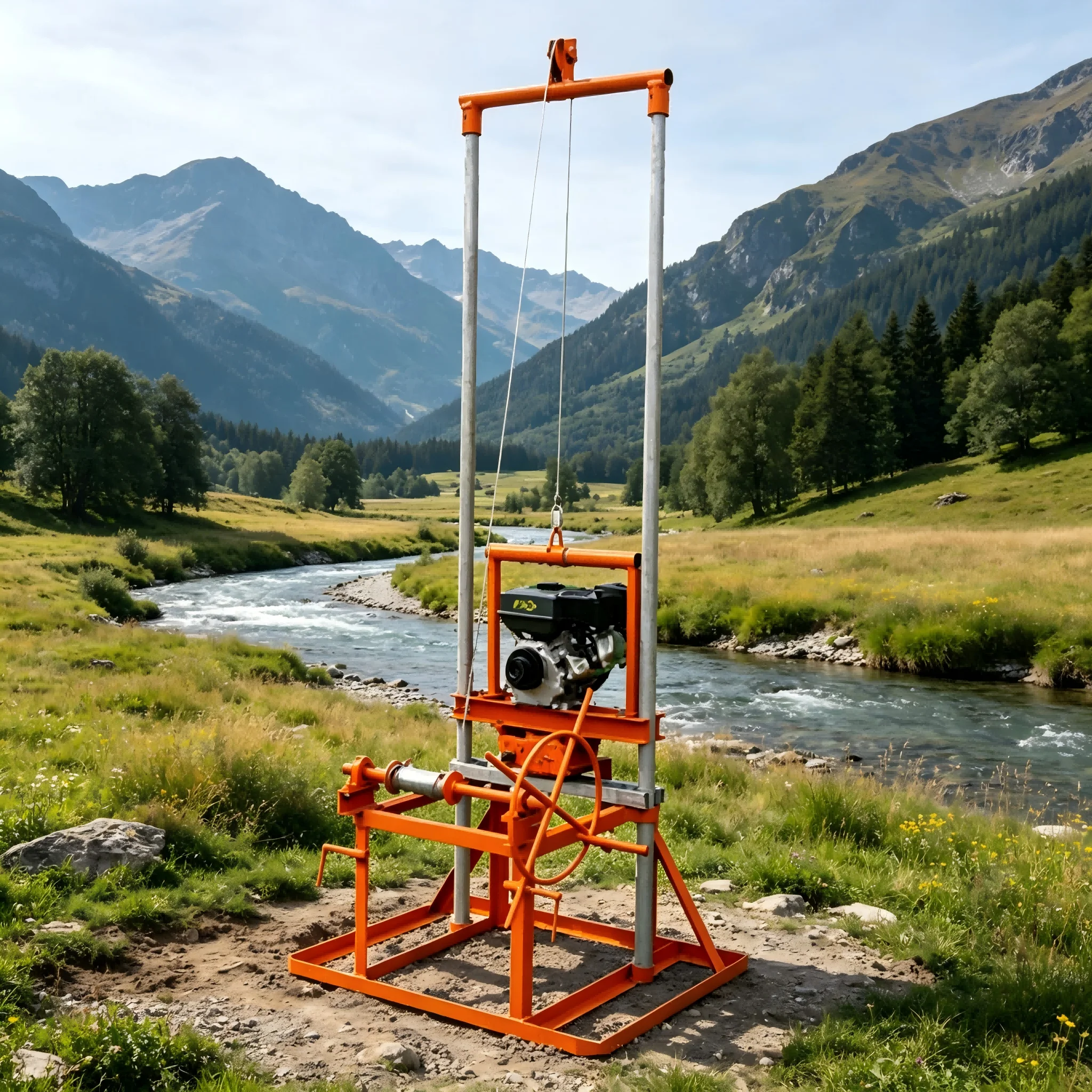 Customized Efficient 80m Rotary Agricultural Water Well Driller for Sale
Customized Efficient 80m Rotary Agricultural Water Well Driller for Sale