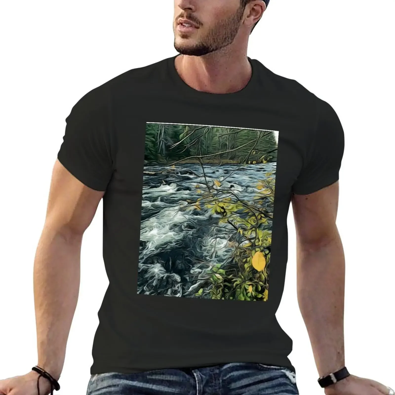 Algonquin rapids T-Shirt tees Luxury man blue lock designer shirts Men's clothing
Algonquin rapids T-Shirt tees Luxury man blue lock designer shirts Men's clothing