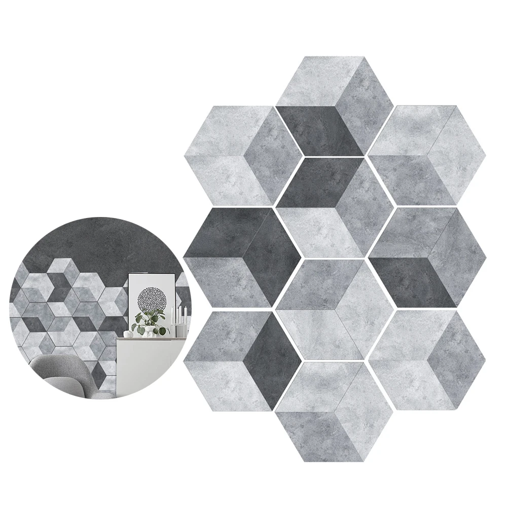 10 Pcs Hexagonal Anti-slip Floor Stickers Waterproof PVC Material Removable Tile Wall Geometric Shape
10 Pcs Hexagonal Anti-slip Floor Stickers Waterproof PVC Material Removable Tile Wall Geometric Shape