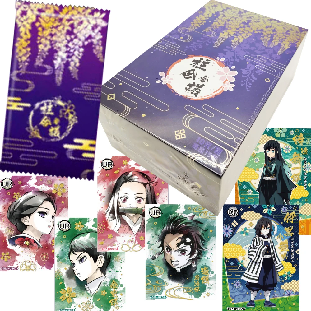 Japanese Anime Demon Slayer Collection Cards Character Classic Traditional Features Exclusive CR Cards Fans Exquisite Gifts Toys
Japanese Anime Demon Slayer Collection Cards Character Classic Traditional Features Exclusive CR Cards Fans Exquisite Gifts Toys