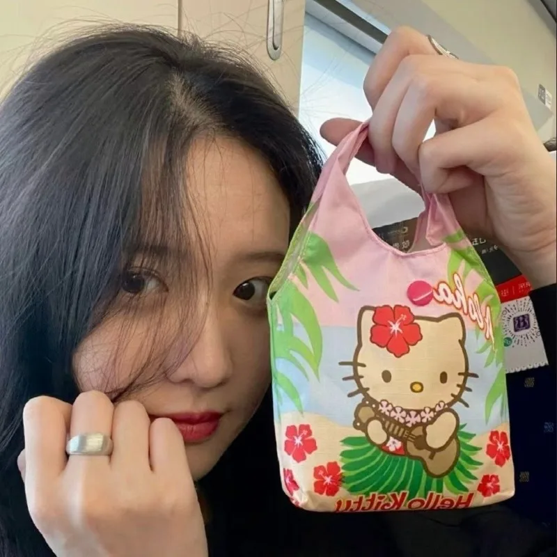 Hello Kitty Bag Peripheral Cartoon Convenient Practical Compact Mini Shopping Bag Versatile Fashion Delicate Tote Cute Student
Hello Kitty Bag Peripheral Cartoon Convenient Practical Compact Mini Shopping Bag Versatile Fashion Delicate Tote Cute Student