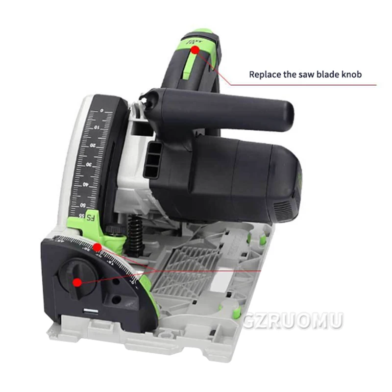 Woodworking Multifunctional Hand-held Cut-in Track Guide Electric Circular Saw Wood Cutting Machine With 1.4m Guide FS 1400/2 X2
Woodworking Multifunctional Hand-held Cut-in Track Guide Electric Circular Saw Wood Cutting Machine With 1.4m Guide FS 1400/2 X2