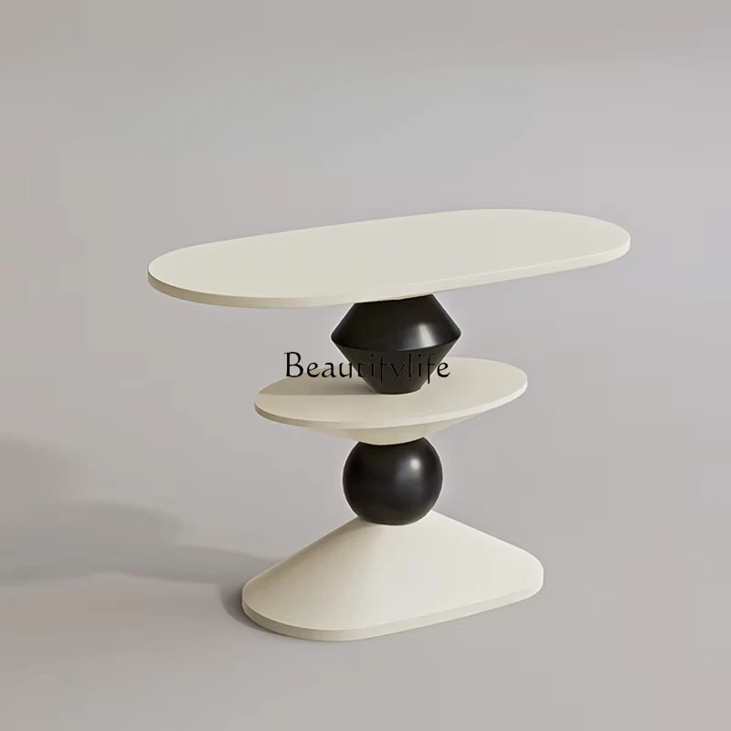 High edge few living room small apartment bedroom sofa cream wind creative art small coffee table
High edge few living room small apartment bedroom sofa cream wind creative art small coffee table
