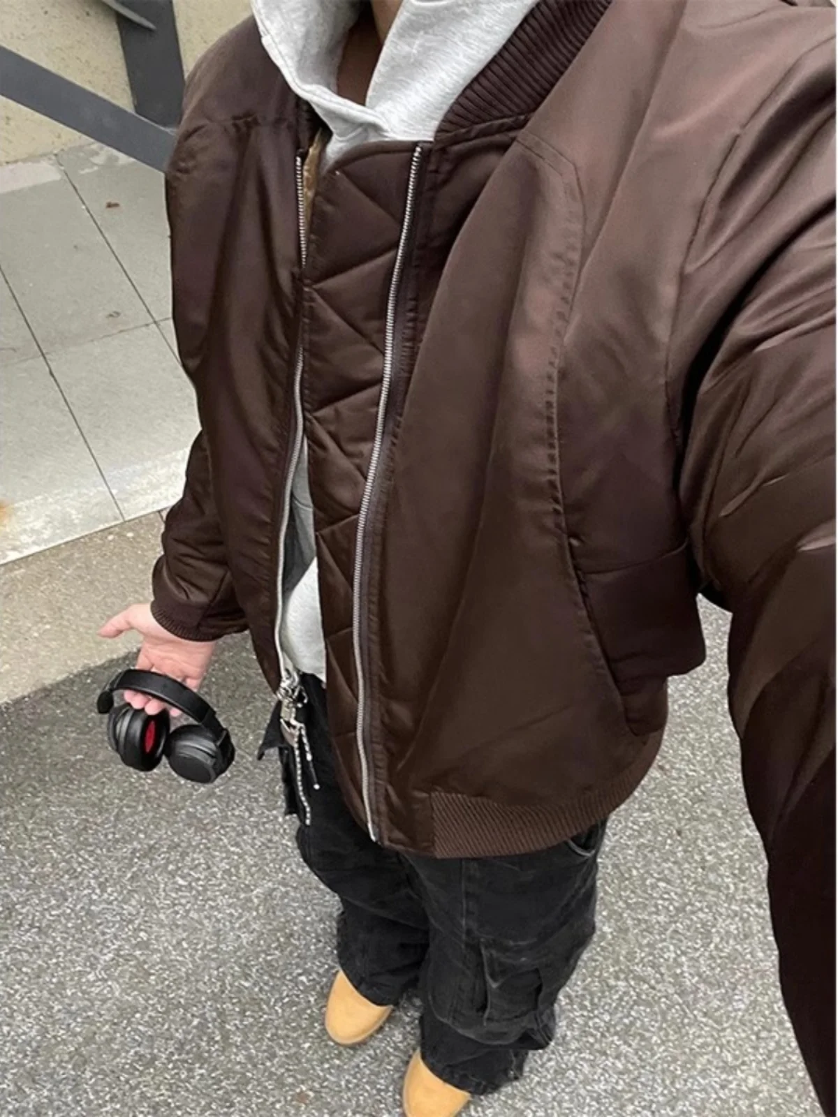 Men's Flight Cotton Jaet Winter Bomber ort Waterproof Baseball Thi Warm Cotton Padded Loose Fit Youth Faion Ox Cloth
Men's Flight Cotton Jaet Winter Bomber ort Waterproof Baseball Thi Warm Cotton Padded Loose Fit Youth Faion Ox Cloth