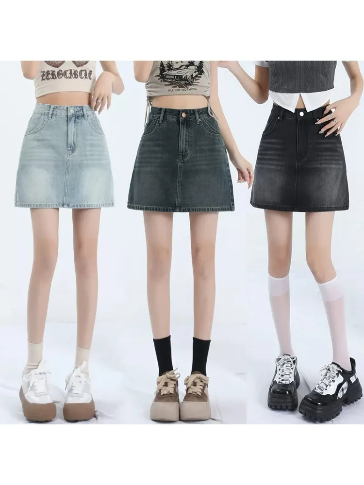 High Waist Denim Short Skirt Women's Slimming Inner A-Line Skirt Summer 2026 New Style Anti-Light Cotton Polyeste...
High Waist Denim Short Skirt Women's Slimming Inner A-Line Skirt Summer 2026 New Style Anti-Light Cotton Polyeste...