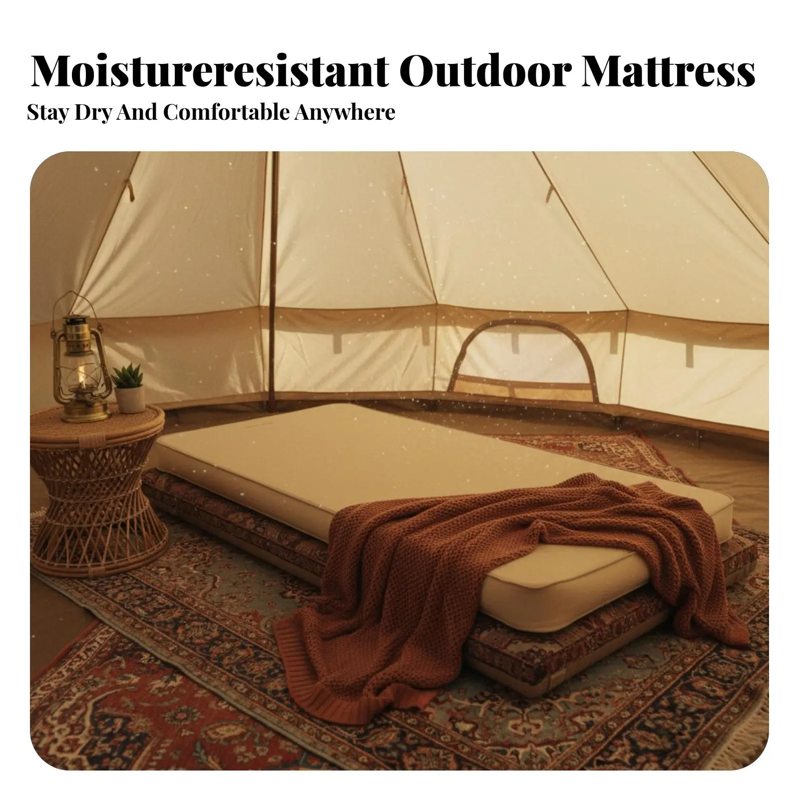 Thick Cheese Pad Camping Bed, Automatic Inflatable, Moisture-Resistant, Outdoor Sleeping Mattress, Cream
Thick Cheese Pad Camping Bed, Automatic Inflatable, Moisture-Resistant, Outdoor Sleeping Mattress, Cream
