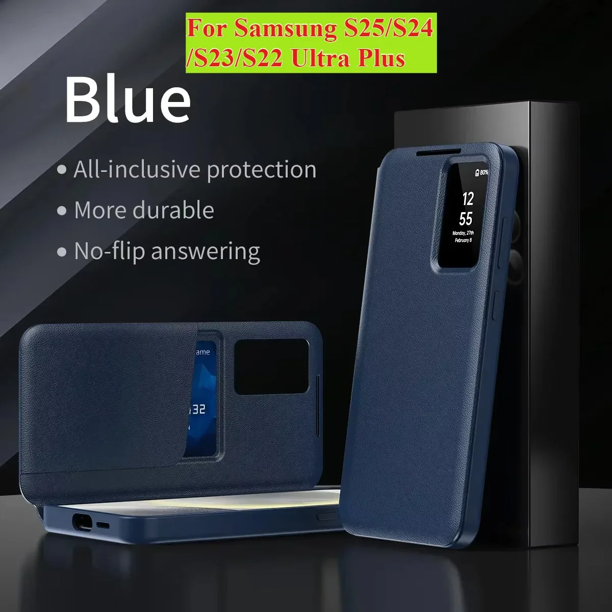 Для Samsung Galaxy S25/S24/S23/S22 Ultra чехол для телефона S24Plus без откидного отвеса S25Plus Smart Sleep Window Card S22Plus кожаный чехол
Для Samsung Galaxy S25/S24/S23/S22 Ultra чехол для телефона S24Plus без откидного отвеса S25Plus Smart Sleep Window Card S22Plus кожаный чехол