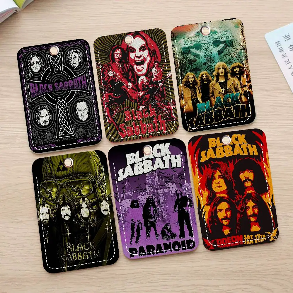 Band B-Black S-Sabbaths Style PU Access Card Holder With Keychain - Executive Protection For Bank Card,Subway, Bus Card Case
Band B-Black S-Sabbaths Style PU Access Card Holder With Keychain - Executive Protection For Bank Card,Subway, Bus Card Case