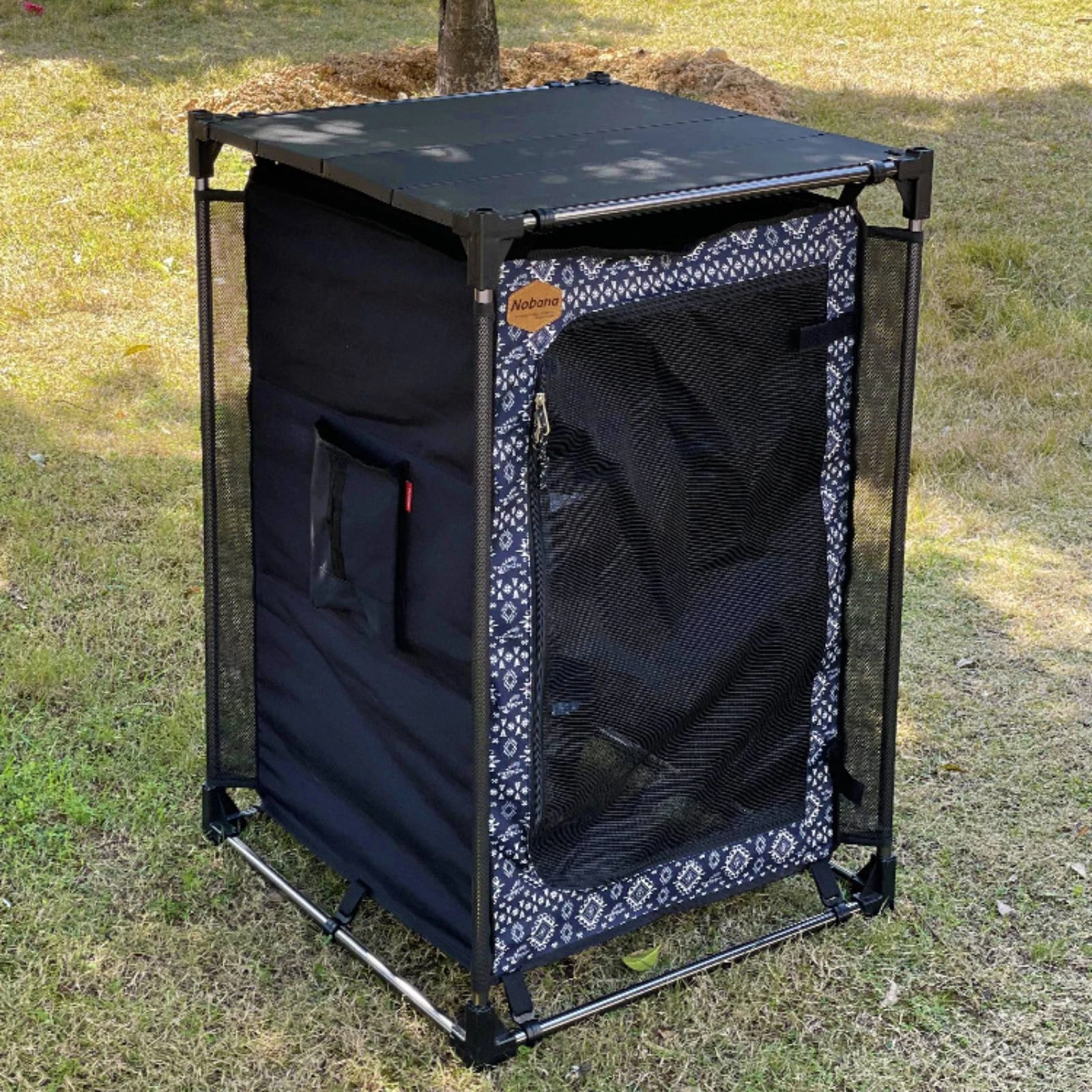 Folding Storage Shelf Cabinet 3 Shelves Camping Storage Cabinet Outdoor Gear Compact Aluminum Frame for Travel
Folding Storage Shelf Cabinet 3 Shelves Camping Storage Cabinet Outdoor Gear Compact Aluminum Frame for Travel