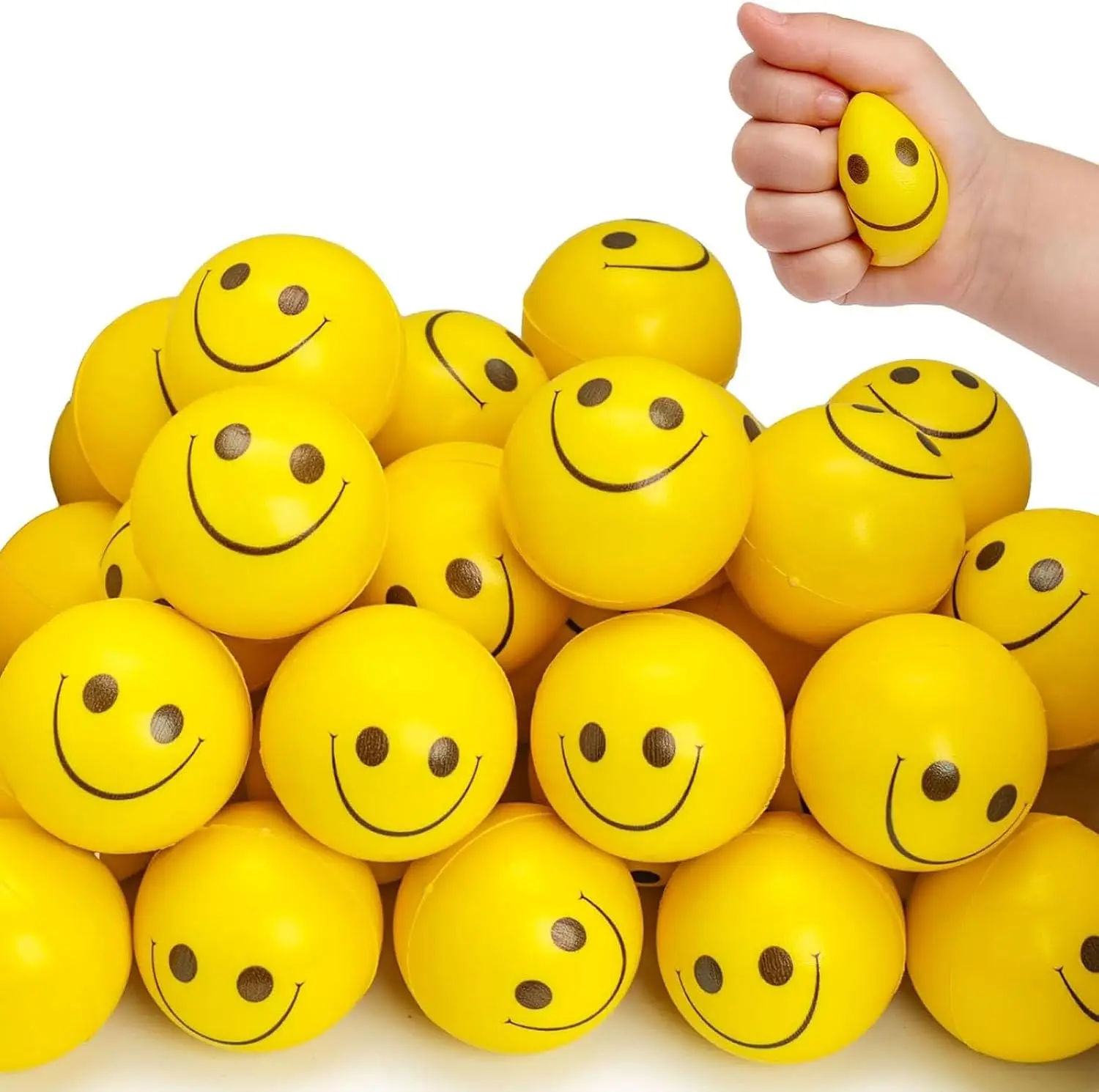 40PCS Stress Balls Bulk for Party Favors, 2 Inch Squeeze Toys for Kids Fidget Toys Stress Relief Gifts for Coworker Classroom Prize Party Supplies Goodie Bag Stuffer
40PCS Stress Balls Bulk for Party Favors, 2 Inch Squeeze Toys for Kids Fidget Toys Stress Relief Gifts for Coworker Classroom Prize Party Supplies Goodie Bag Stuffer