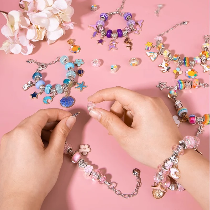 Bracelet Making Kit DIY Jewelry Alloy Material Crystal Beads Handmade Lovely Grace Festival Birthday Crafts Gifts Set TMZ
Bracelet Making Kit DIY Jewelry Alloy Material Crystal Beads Handmade Lovely Grace Festival Birthday Crafts Gifts Set TMZ
