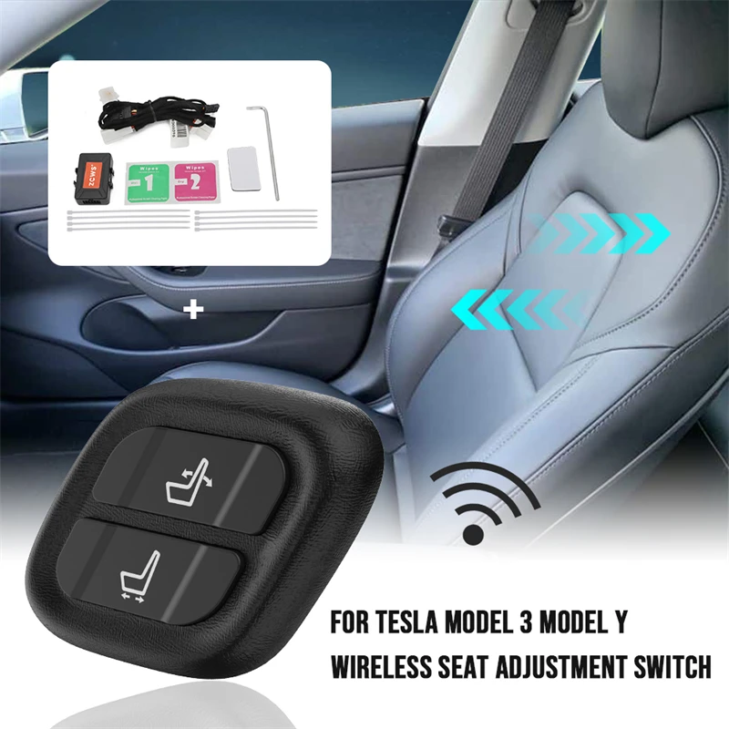 For Tesla Wireless Seat Adjustment Switch Button Model Y Model 3 2020-2023 Wireless Remote Control Car Interior Accessories
For Tesla Wireless Seat Adjustment Switch Button Model Y Model 3 2020-2023 Wireless Remote Control Car Interior Accessories
