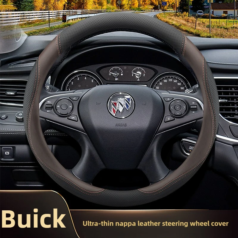 Leather Car Steering Wheel Cover for Buick Regal Lacrosse Encore Gx Envision Gl8 Excelle Enclave Interior Accessories
Leather Car Steering Wheel Cover for Buick Regal Lacrosse Encore Gx Envision Gl8 Excelle Enclave Interior Accessories