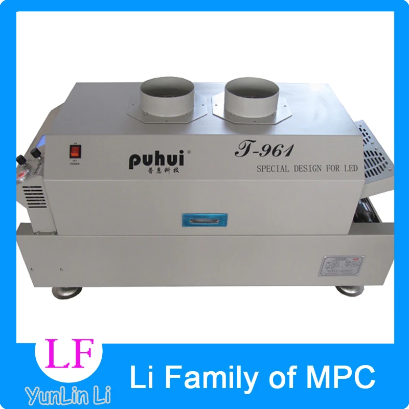 LED Reflow Oven Infrared Heating 230*730mm Soldering Oven 220V 6 Temperature Zone T961
LED Reflow Oven Infrared Heating 230*730mm Soldering Oven 220V 6 Temperature Zone T961
