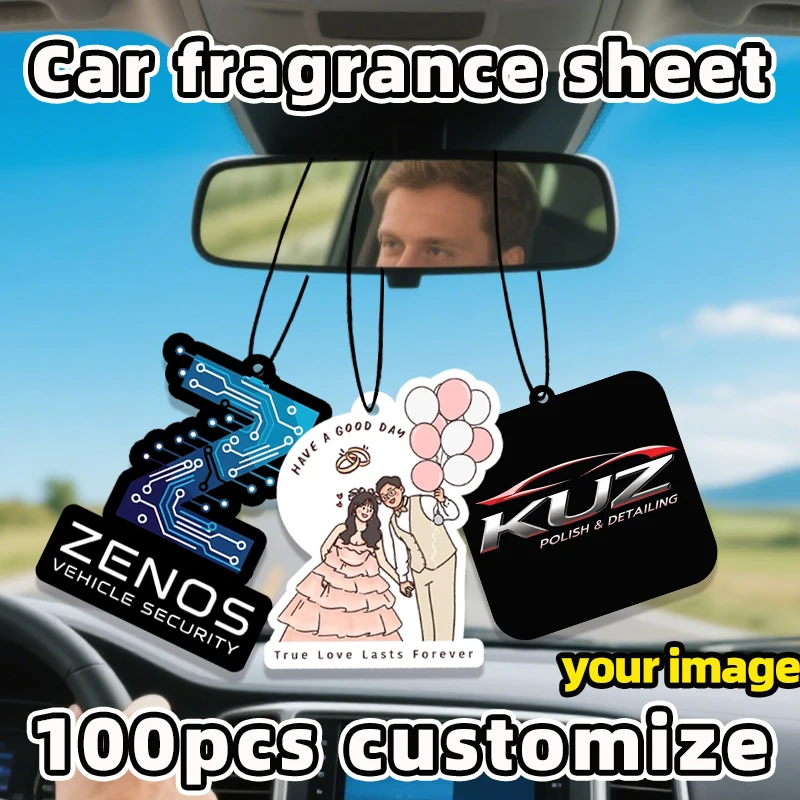 100Pcs Customized Car Air Freshener Free Custom Design, Any Shape Any Photo Personalized Car Aromatherapy Advertising Auto Fragr
100Pcs Customized Car Air Freshener Free Custom Design, Any Shape Any Photo Personalized Car Aromatherapy Advertising Auto Fragr