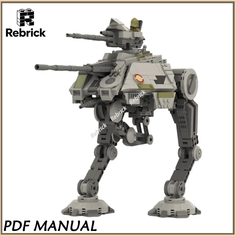 MOC Creative Bricks Three-Legged Combat Walker, Articulated Legs & Open Cockpit Space Mech for Adult Hobbyists 996PCS
MOC Creative Bricks Three-Legged Combat Walker, Articulated Legs & Open Cockpit Space Mech for Adult Hobbyists 996PCS