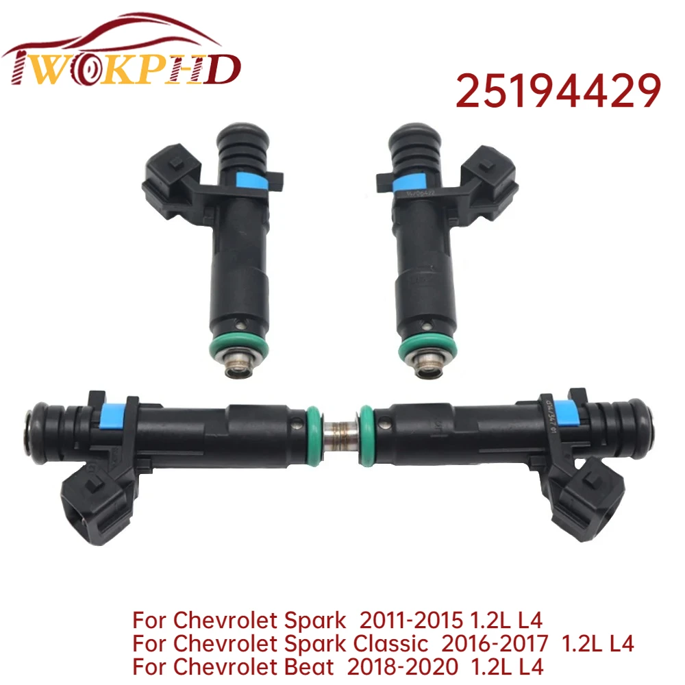 4x топливные форсунки 25194429 25186566 для Chevrolet Spark 2011-2015 1.2L L4 Spark Classic 2016-2017 Beat 2018-2020
4x топливные форсунки 25194429 25186566 для Chevrolet Spark 2011-2015 1.2L L4 Spark Classic 2016-2017 Beat 2018-2020
