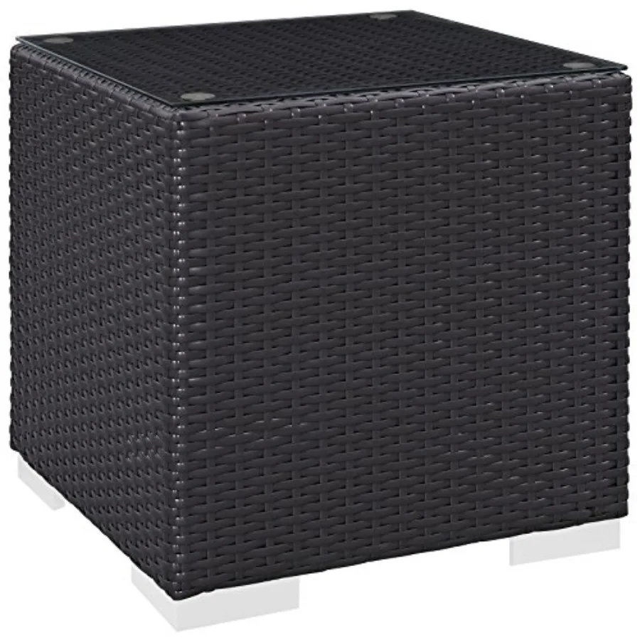 Convene Wicker Rattan Outdoor Patio Side Table in Espresso
Convene Wicker Rattan Outdoor Patio Side Table in Espresso