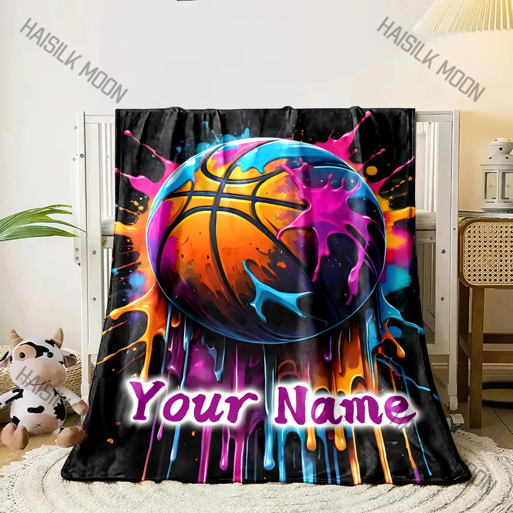 Customized Name Personalized Blanket Vibrant Basketball Fleece Printed Blanket Soft Comfortable Home Travel Adult and Blanket
Customized Name Personalized Blanket Vibrant Basketball Fleece Printed Blanket Soft Comfortable Home Travel Adult and Blanket