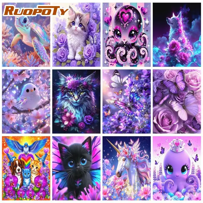 RUOPOTY Unicorn Painting By Numbers Acrylic paints Picture Drawing Animal Crafts Gift Frame Diy Idea
RUOPOTY Unicorn Painting By Numbers Acrylic paints Picture Drawing Animal Crafts Gift Frame Diy Idea