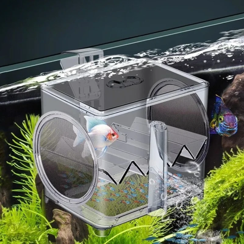 Acrylic Fish Tank Isolation Box Transparent Hanging Fishes Incubator Aquatic Pet Aquarium Hatching Box Small Fish Spawning Boxes
Acrylic Fish Tank Isolation Box Transparent Hanging Fishes Incubator Aquatic Pet Aquarium Hatching Box Small Fish Spawning Boxes