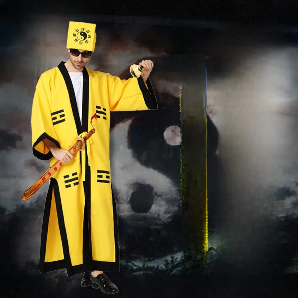 Хэллоуин Черно-белый впечатляющий халат Прозрачная одежда Костюм ведьмы Доктора Женская этническая сценическая одежда Традиционный подбородок...
Хэллоуин Черно-белый впечатляющий халат Прозрачная одежда Костюм ведьмы Доктора Женская этническая сценическая одежда Традиционный подбородок...