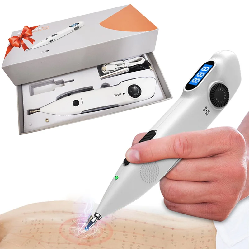 Rechargeable Acupuncture Pen Massage Pen Electric Acupoint Laser Pointer Detector Neck Body Massager Stick Muscle Stimulator
Rechargeable Acupuncture Pen Massage Pen Electric Acupoint Laser Pointer Detector Neck Body Massager Stick Muscle Stimulator