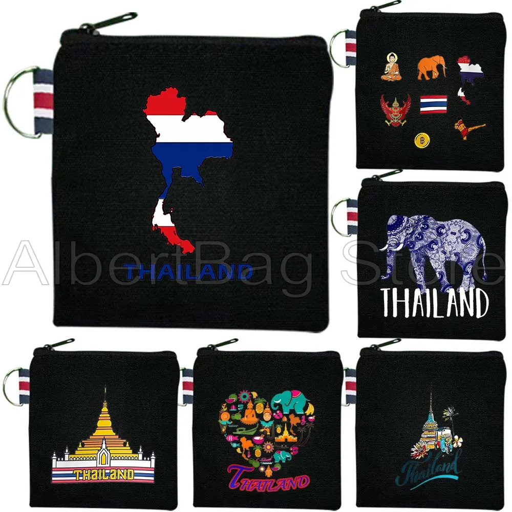 Phuket Bangkok Buddha Thailand Flag Map Elephant Gifts Canvas Bag Coin Purse Small Square Key Storage Bag Cotton Wallet Pouch
Phuket Bangkok Buddha Thailand Flag Map Elephant Gifts Canvas Bag Coin Purse Small Square Key Storage Bag Cotton Wallet Pouch