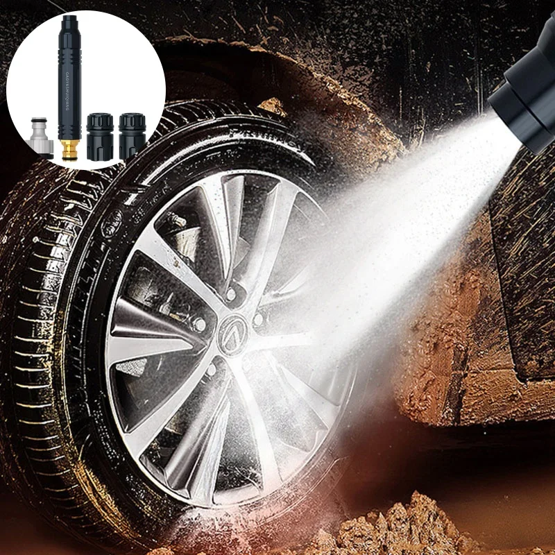 4-piece set Adjustable Car Wash Water Gun High Pressure Metal Car Wash Straight Nozzle Washer Spray Sprinkler Car Washing Tool
4-piece set Adjustable Car Wash Water Gun High Pressure Metal Car Wash Straight Nozzle Washer Spray Sprinkler Car Washing Tool