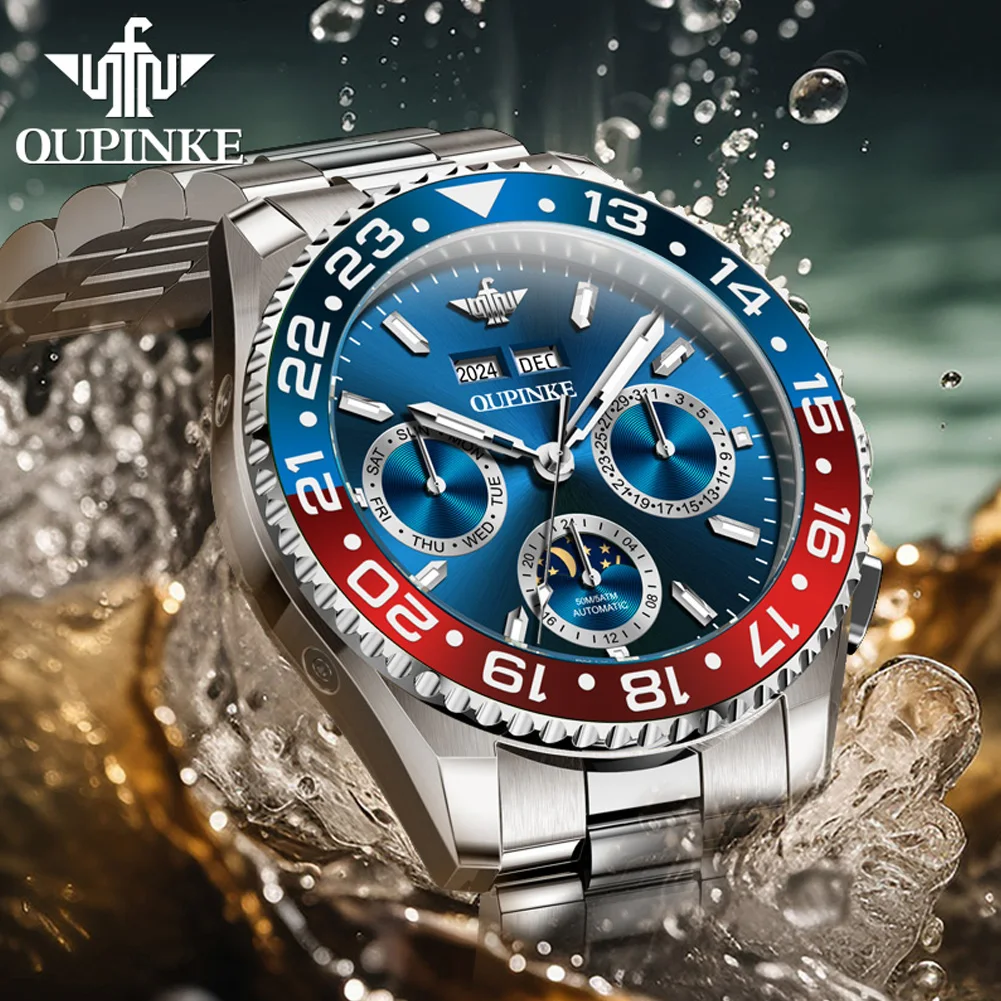 OUPINKE 3271 Mechanical Watch Luxury High Quality Mens Watch Stainless Steel Waterproof Luminous Watches For Man Gifts Reloj 
OUPINKE 3271 Mechanical Watch Luxury High Quality Mens Watch Stainless Steel Waterproof Luminous Watches For Man Gifts Reloj