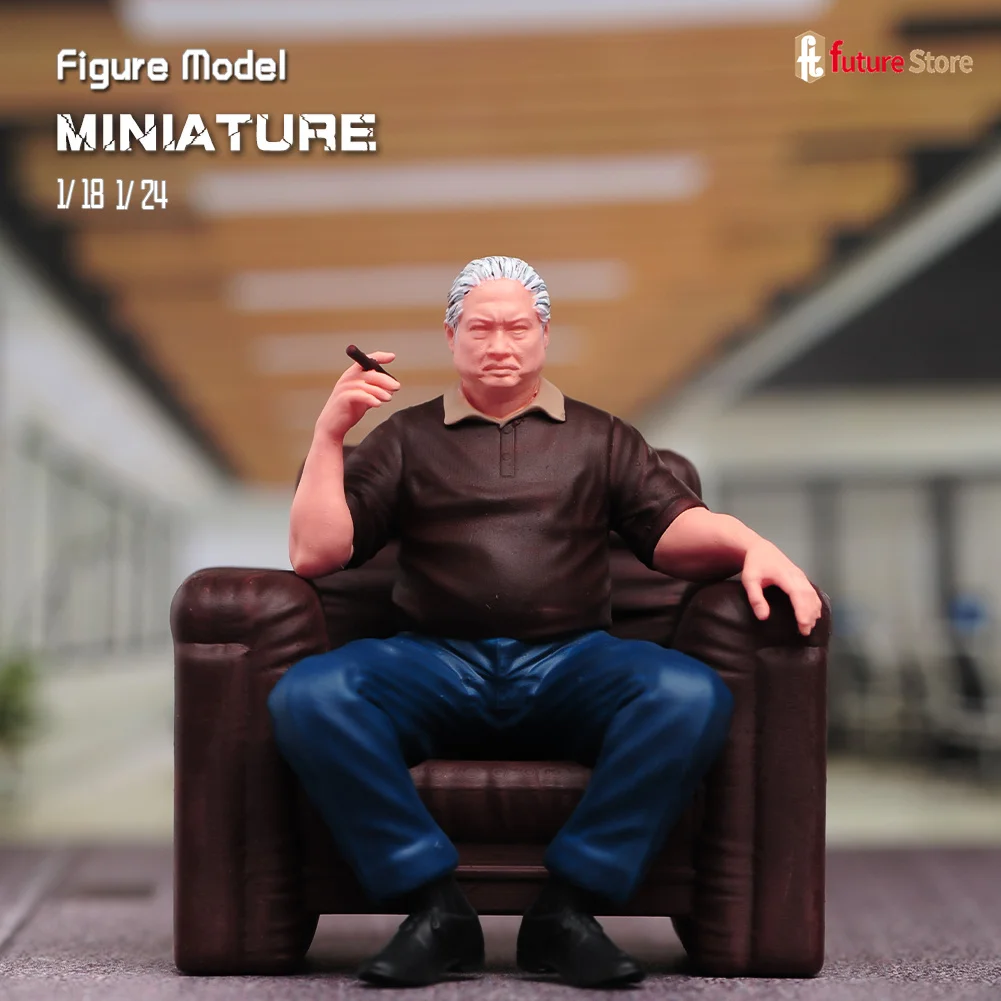 Miniatures Figure 1/87 1/64 1/43 1/24 1/18 Gangster Old Man Sit Sofa Mini Figurines 3D Doll Model Scene Props Display
Miniatures Figure 1/87 1/64 1/43 1/24 1/18 Gangster Old Man Sit Sofa Mini Figurines 3D Doll Model Scene Props Display