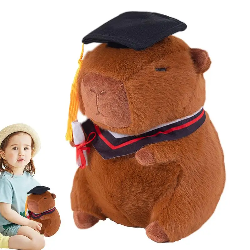 Stuffed Capybara Plush Stuffed 9-Inch Adorable Graduate Capybara Plushies Cute Pillow With Graduation Hat Degree Uniform Home
Stuffed Capybara Plush Stuffed 9-Inch Adorable Graduate Capybara Plushies Cute Pillow With Graduation Hat Degree Uniform Home